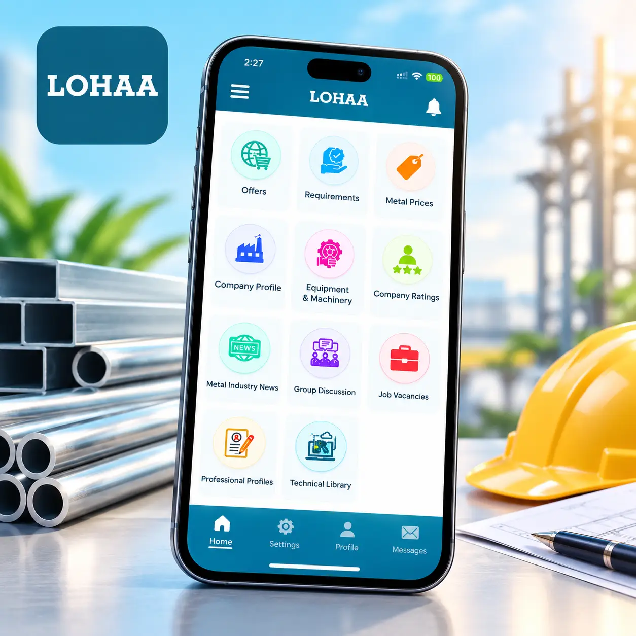 Lohaa app screens