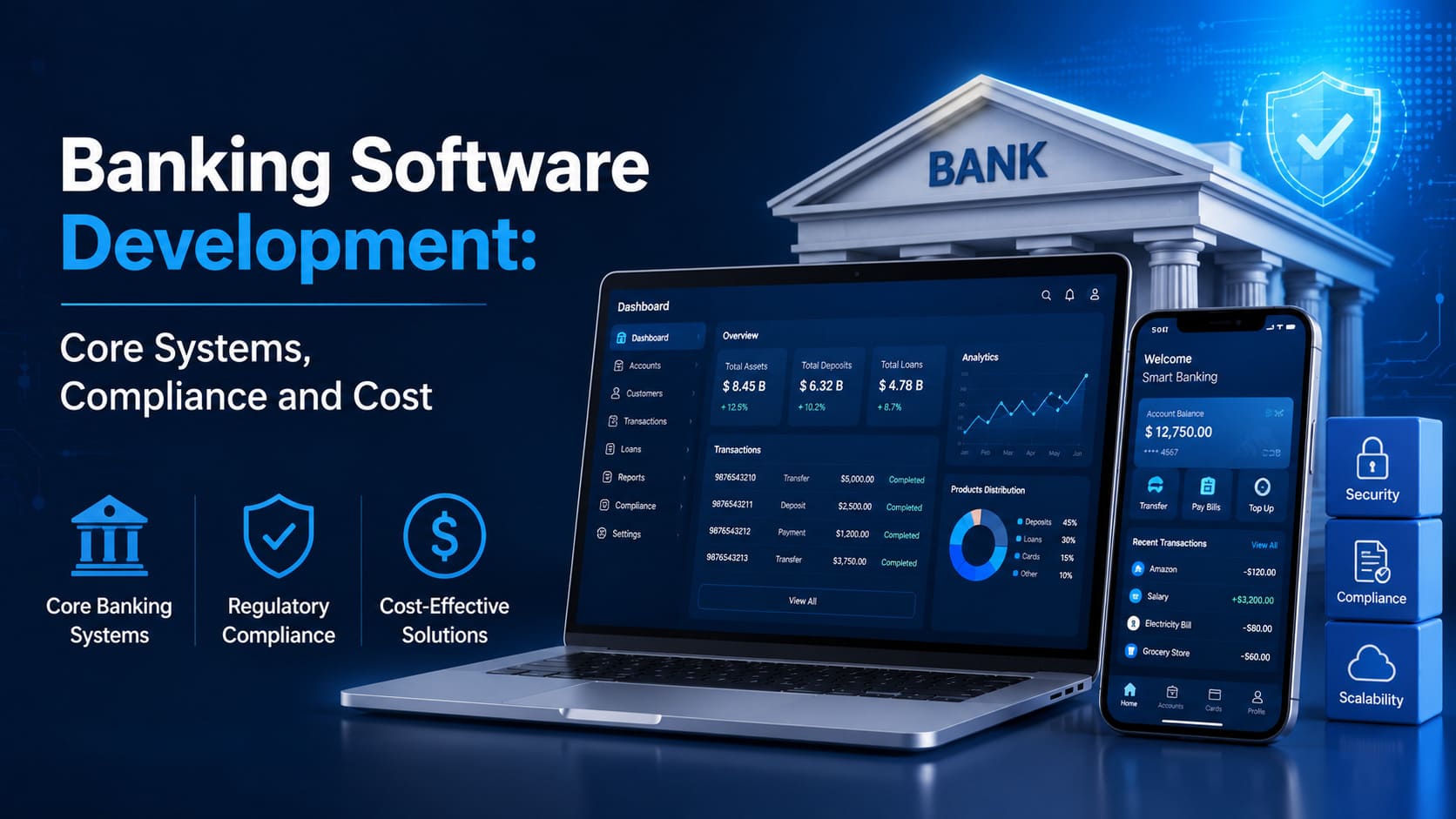 Banking Software Development: Core Systems, Compliance and Cost