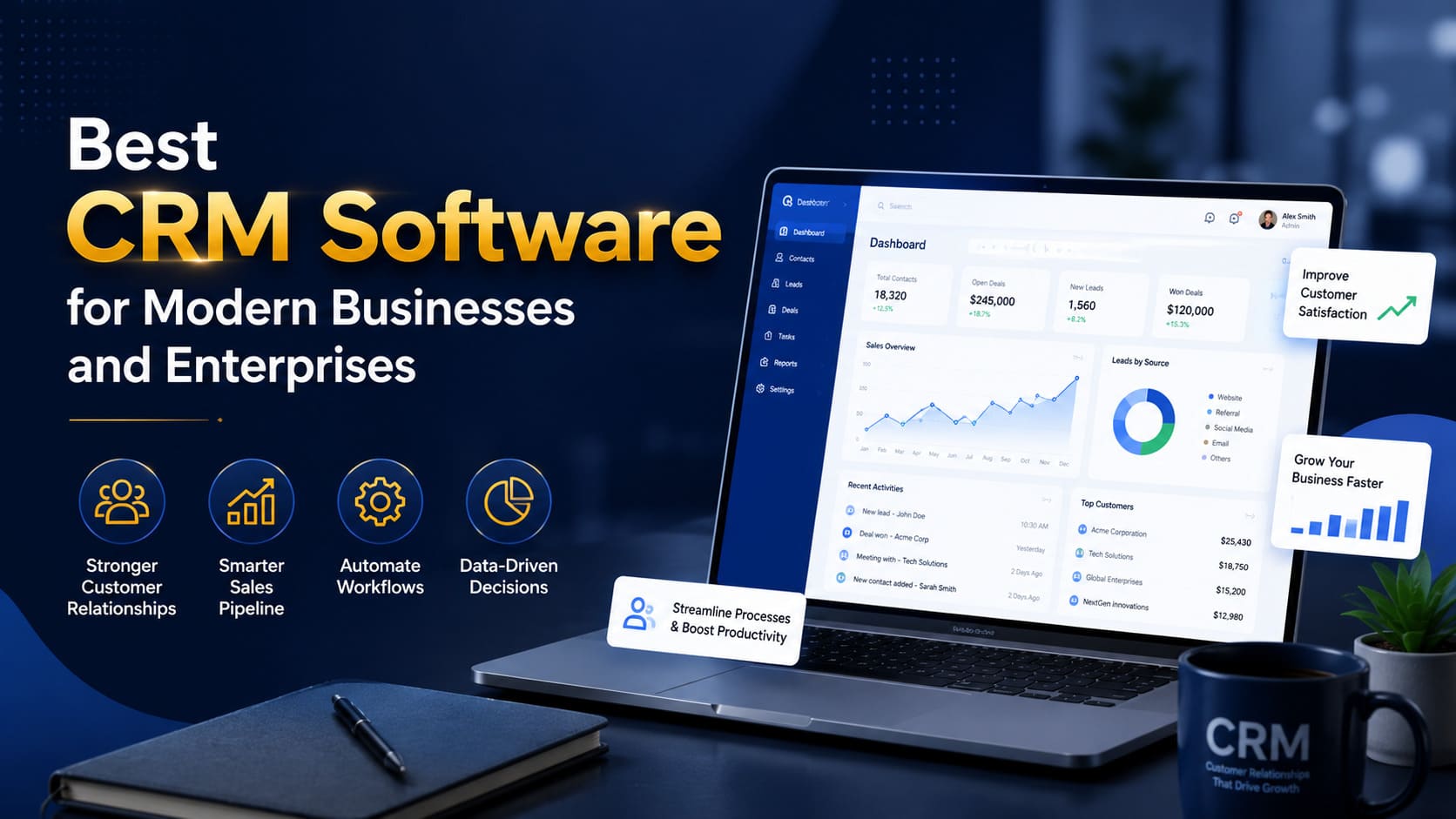 Best CRM Software for Growing Businesses and Large Enterprises