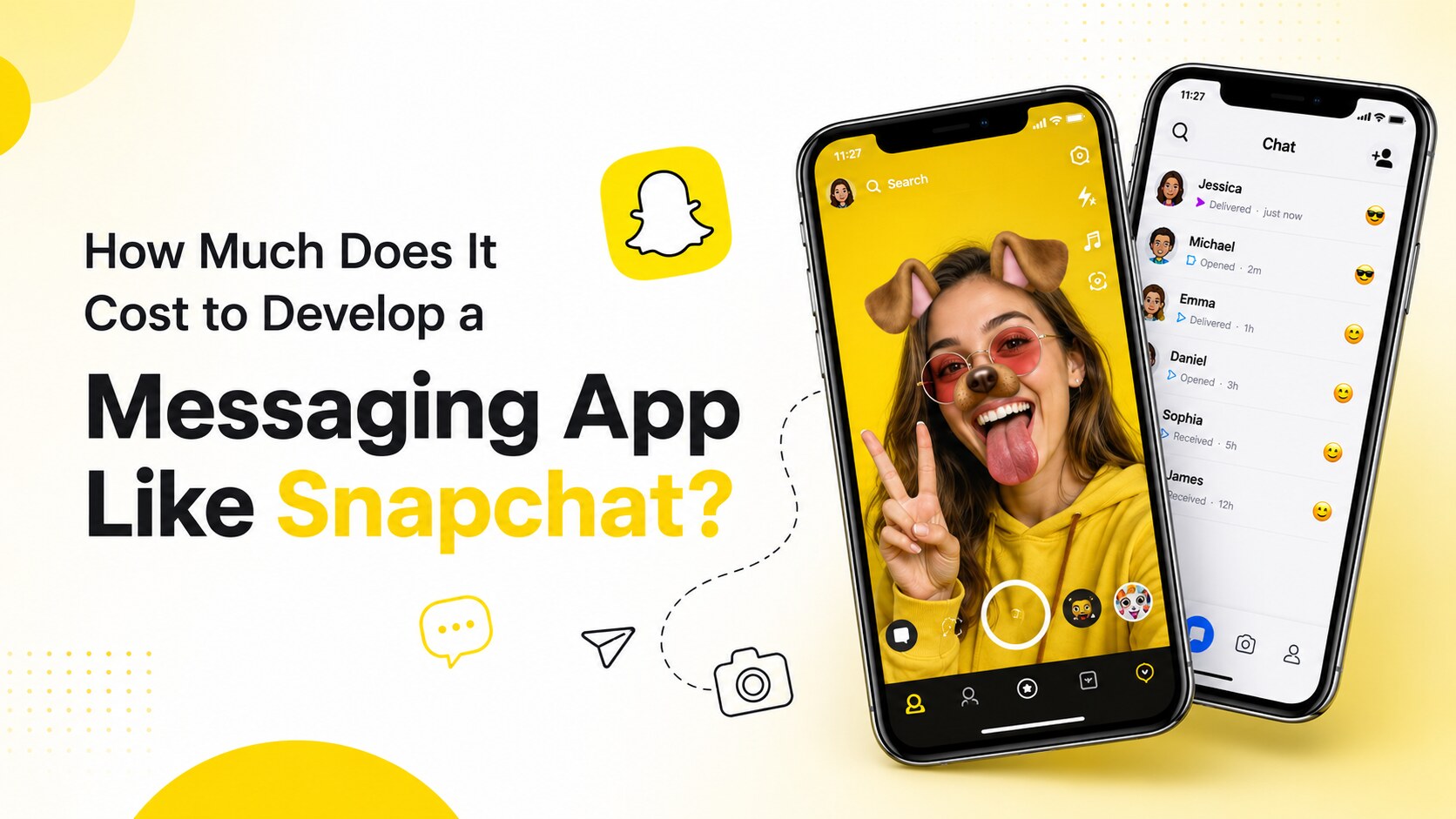 How Much Does It Cost to Develop a Messaging App Like Snapchat?