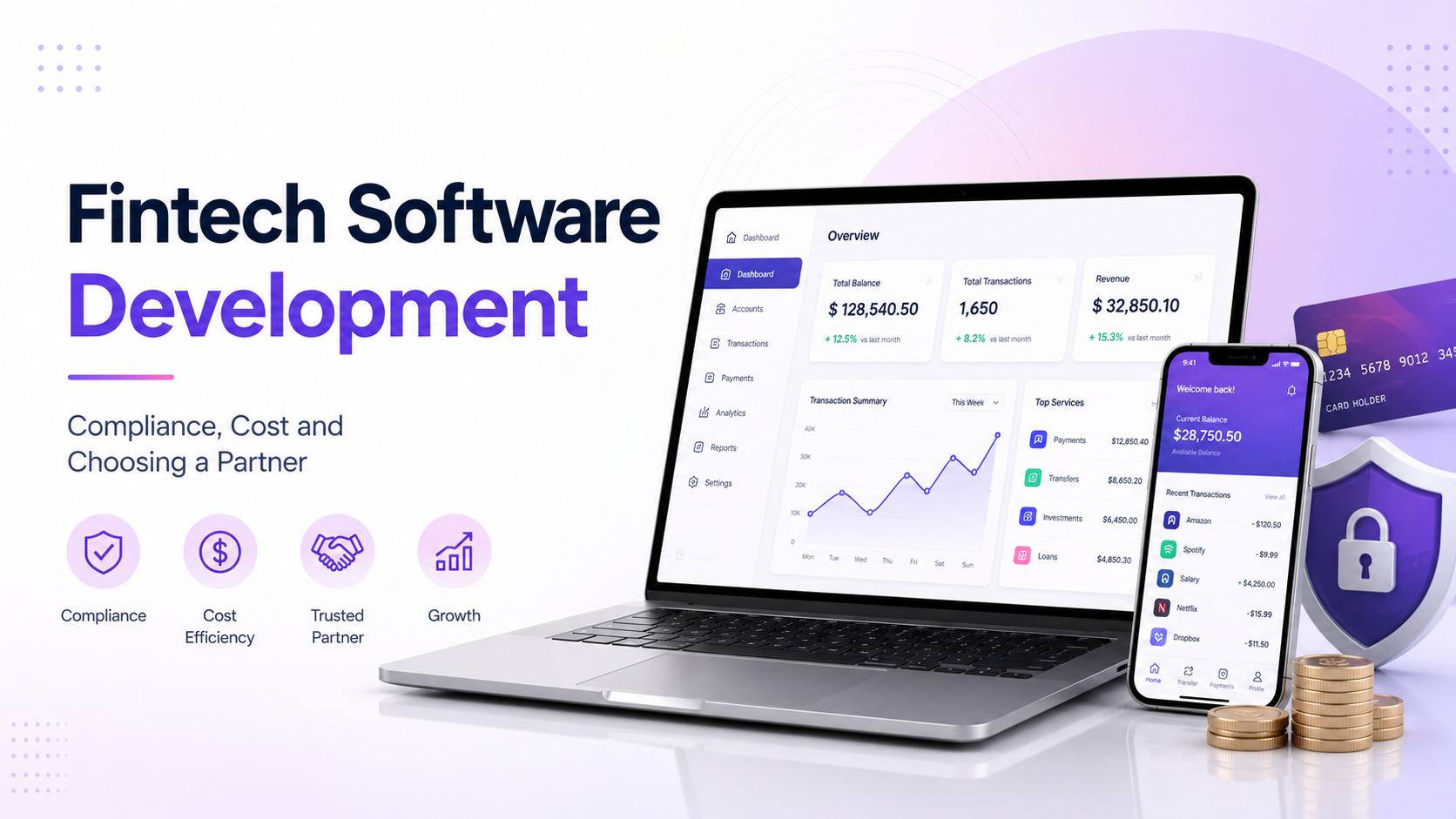 Fintech Software Development: Compliance, Cost and Choosing a Partner