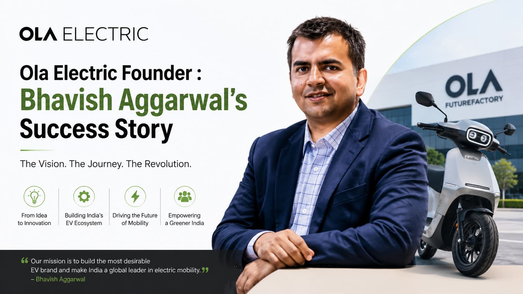 Ola Electric Founder: The Vision, Success, and Leadership of Bhavish Aggarwal