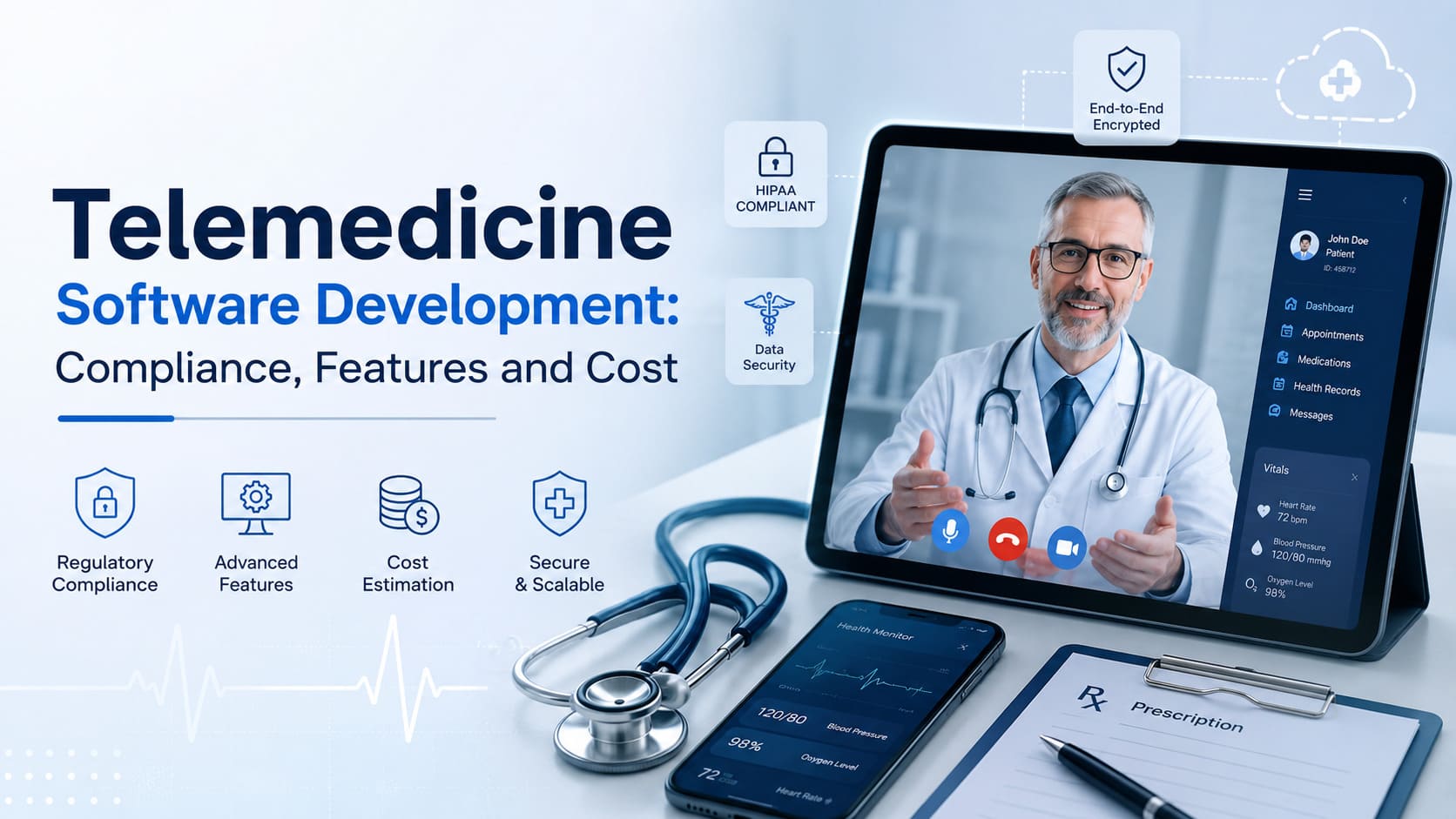 Telemedicine Software Development: Compliance, Features and Cost