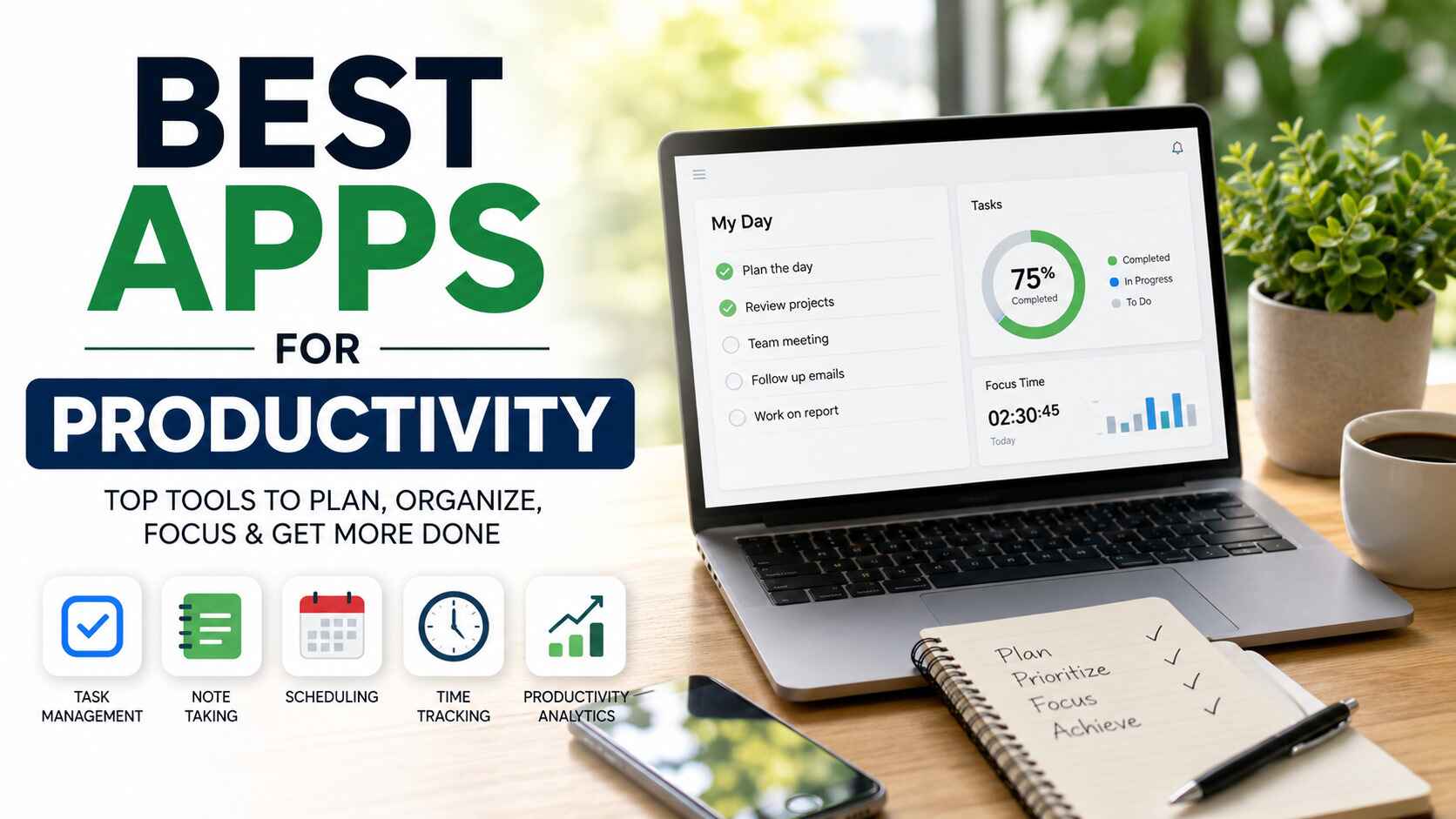 Best Apps for Productivity: Top 20 Tools to Boost Efficiency