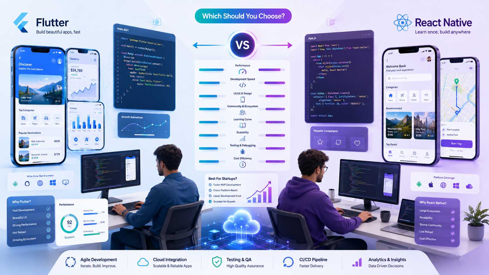 Flutter vs React Native: Which Should You Choose?