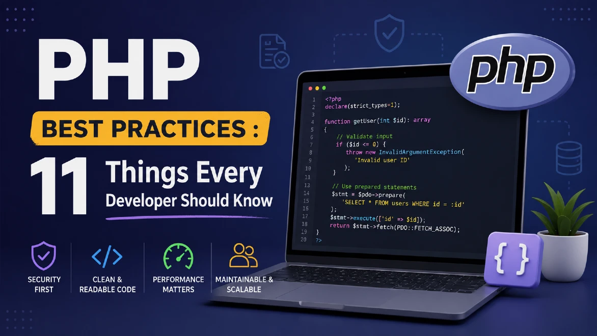 PHP Best Practices : 11 Things Every Developer Should Know