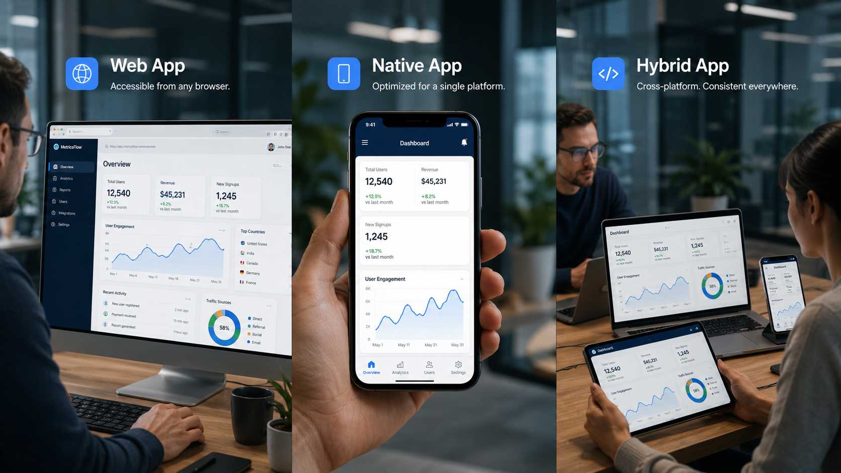Web vs Native vs Hybrid Apps: Which Should You Choose?